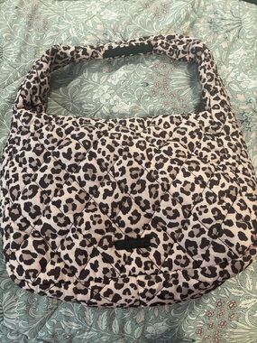 Poppy & Peonies leopard crossbody bag EEEUC